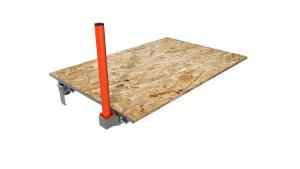 TIROIR STANDARD 70% 500Kg - LISSE BASSE - Plateau OSB