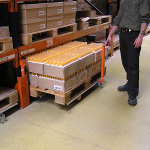 Tiroirs de stockage à plateau palette 120 x 80 – Ouverture 70%