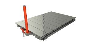 TIROIR STANDARD 100% 1000Kg - LISSE BASSE - Plateau Acier