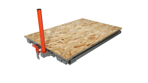 TIROIR STANDARD 100% 1000Kg - LISSE BASSE - Plateau OSB