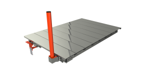 TIROIR STANDARD 100% 500Kg - LISSE BASSE - Plateau Acier
