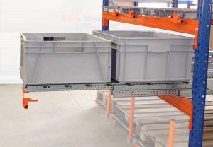 Tiroirs pour le stockage de bacs en plastique