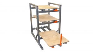 Stokage de proximité à tiroirs extractibles bois