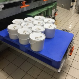Tiroirs Télescopiques STOCK3P – Stockage seaux de produits de la mer