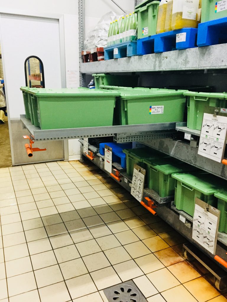 Tiroirs Télescopiques STOCK3P – Stockage caisses de produits de la mer