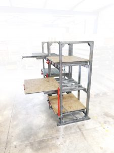 Stockeurs 3P - Tiroir STOCK3P à plateau bois et/ou acier - Ouverture 100%